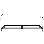 iGear™ Folding Chair Cart, 25-Chair Capacity, 6', Black