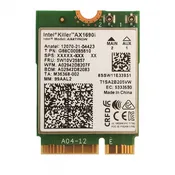 Intel AX411 Killer 1690i  BT Double Connect 6E CNVoi2 Tri Band 2.4, 5, 6 GHz