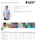 Next Level Tshirt - 6210 for POD