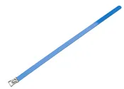 1/2" x 24" Stainless Steel Band - Blue | Color-Coded Iron Recertification Strap