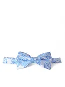 Alaskan Blue Paisley Bow Tie