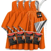 Emergency Survival Foil Poncho (4pc), Reversible