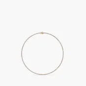 14K Gold 9 Carat Lab Grown Diamond Tennis Necklace