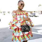 Ibidun off shoulder gown