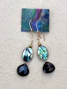 14K GF Abalone Shell Earrings
