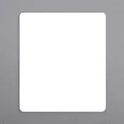Ishida 1837-B 64 mm x 73 mm White Blank Equivalent Scale Label Roll - 12/case
