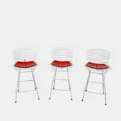Bertoia Indoor/Outdoor Counter Stool - Set of 3