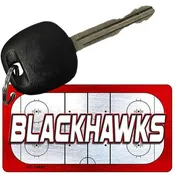 BLACKHAWKS Graphic Novelty Aluminum Key Chain KC-14662