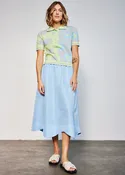 Key Lime Reversed Jacquard Polo
