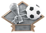 Diamond Soccer Resin Award