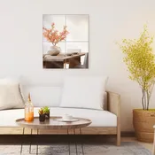 Wall Mirror Tile Set - Pack of 4