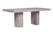 ANDOO RECTANGLE DINING TABLE – SLATE GRAY TOP ONLY