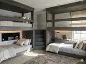 The Highlands Ranch: High-Capacity Guest Bunk Bed Suite