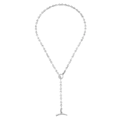 10mm Double Beam Chain Necklace Sterling Silver
