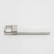 Bottle Opener in White Shagreen with Stainless Steel by KIFU Paris