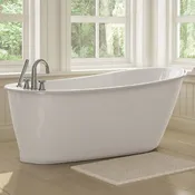 60 " FREESTANDING SAX TUB WHITE