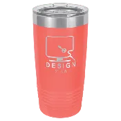 20 oz. Stainless Steel Vacuum Insulated Ringneck Tumbler with Clear Lid