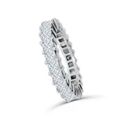 Diamond Platinum Eternity Band - Gold 'N I