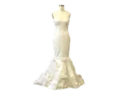 Strapless Satin Mermaid Gown
