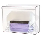 Bulk Face Mask with Shield Dispensers, Clear PETG
