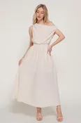 Asymmetrical Neckline A-line Dress