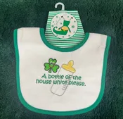 A Bottle of the House White Please Bib