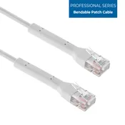 0.5Ft CAT6A UTP Bendable Slim Ethernet Network Cable 28AWG White (Part Number – ATDS100550WT)