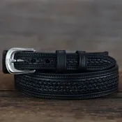 Black Basket Weave