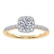 10K 0.50CT Lab Grown Promise Ring 70860