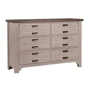 Bungalow Dover Grey Two-Tone 6-Drawer Dresser