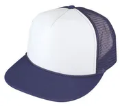 100 Lot Flat Bill Blank 5 Panel Mesh Foam Trucker Baseball Hats Caps Wholesale Bulk