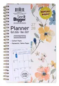 Medium Monthly/Weekly Floral Planner (Oct26-Dec27)