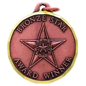 1 1/4 inch Bronze Star Award  E9995S