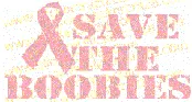 Save the boobies sticker