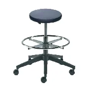 BioFit Black Traxx Series High Height Stool