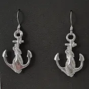 Anchor with Rope Earrings