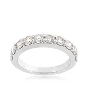 14kt White Gold 1 1/2ctw Anniversary Band