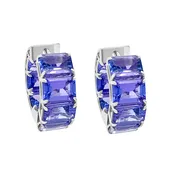 Tanzanite Huggies