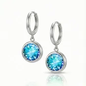 ACJ - Eclipse Hoop Earrings  (9mm Circle)