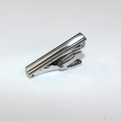 1.25″ Silver Tie Bar for Slim Tie