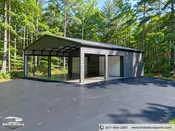 30'WX40'LX11'H VERTICAL ROOF GARAGE SKU 139