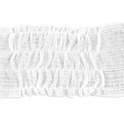 4-CORD SHIRRING TAPE, WHITE 3 3/4" WIDE #1528 (36 YARD ROLL)