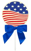 American Flag Chocolate Lollipops