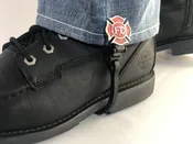 Fire Department Boot Straps Set