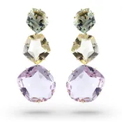 18K Amorfus Earrings (0826) - Prasiolite / Pink Amethyst / Light Citrine / YG
