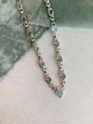 Aquamarine Silver Necklace