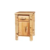 1 Drawer Nightstand with Door | 20" Wide