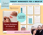 Divorce & Breakup Therapy Worksheets to Heal Your Broken Heart