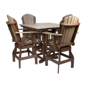 Adirondack Counter Height Swivel Set