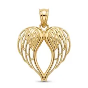 Gold Angel Wings Pendant